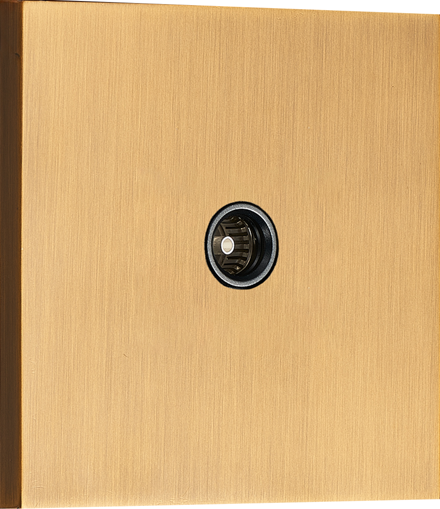 Donel N96  TV розетка (папа), Латунь, серия DT, DT301MB