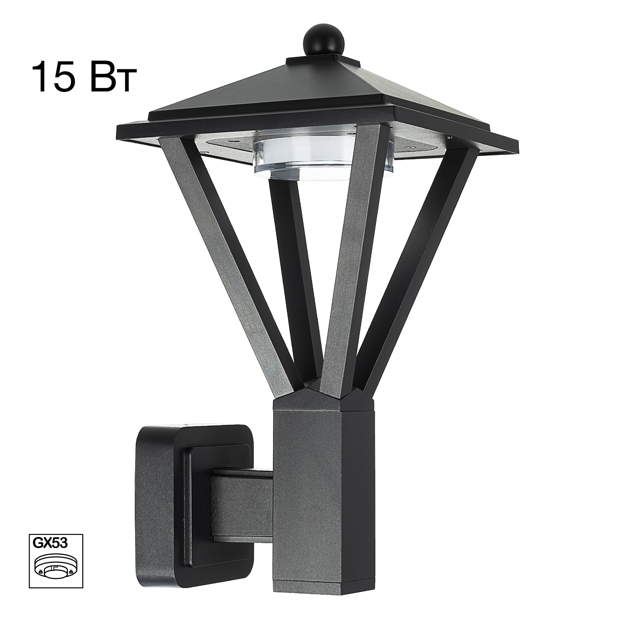 Светильник 38 см, Citilux GENOX CLU12W, черный