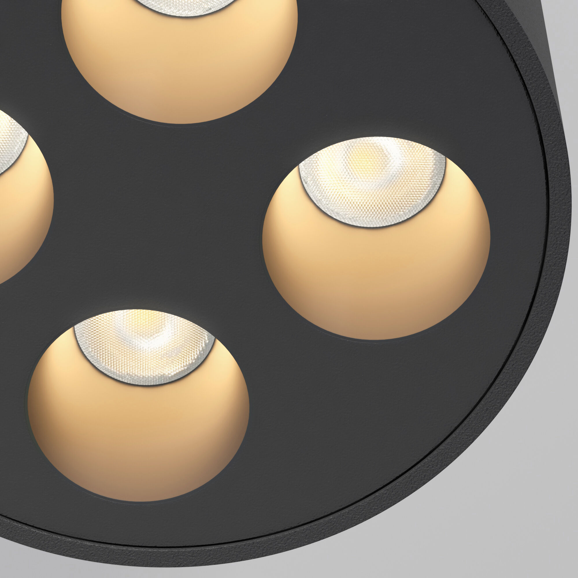 Светильник потолочный светодиодный 7 см, 7W, 3000K, Elektrostandard Points 25111/LED, черный 