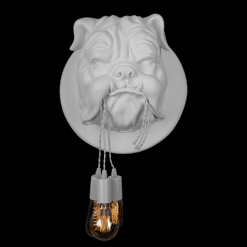 Светильник *41 см, 3*E27*W, Loft It 10177 White Bulldog, Белый