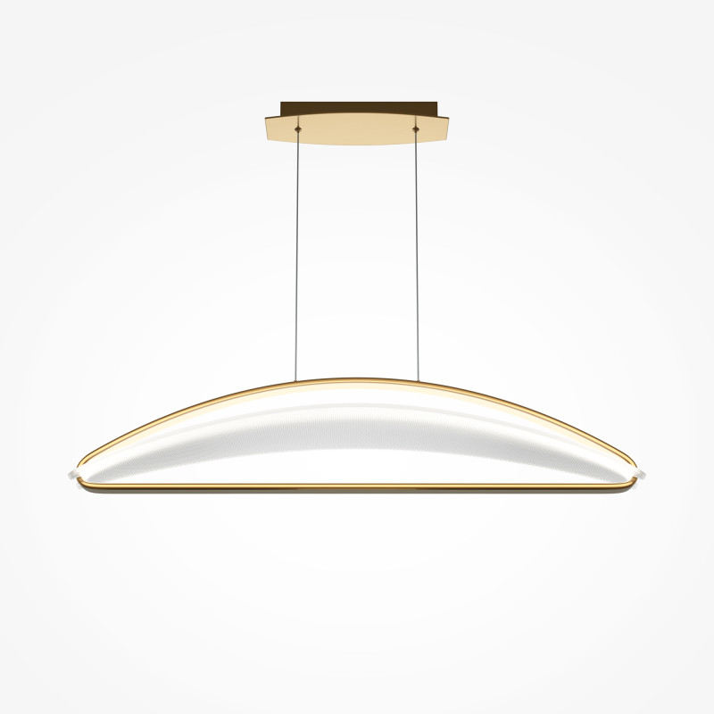 Подвесной светильник 103*25*325 см, LED, 34W, 3000К, Maytoni Breeze MOD281PL-L34BS3K латунный