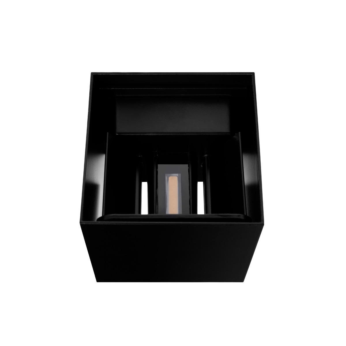 Уличный настенный светильник 10*10 см, 2*LED*3W 3000K LOFT IT Eterno 100011/A черный