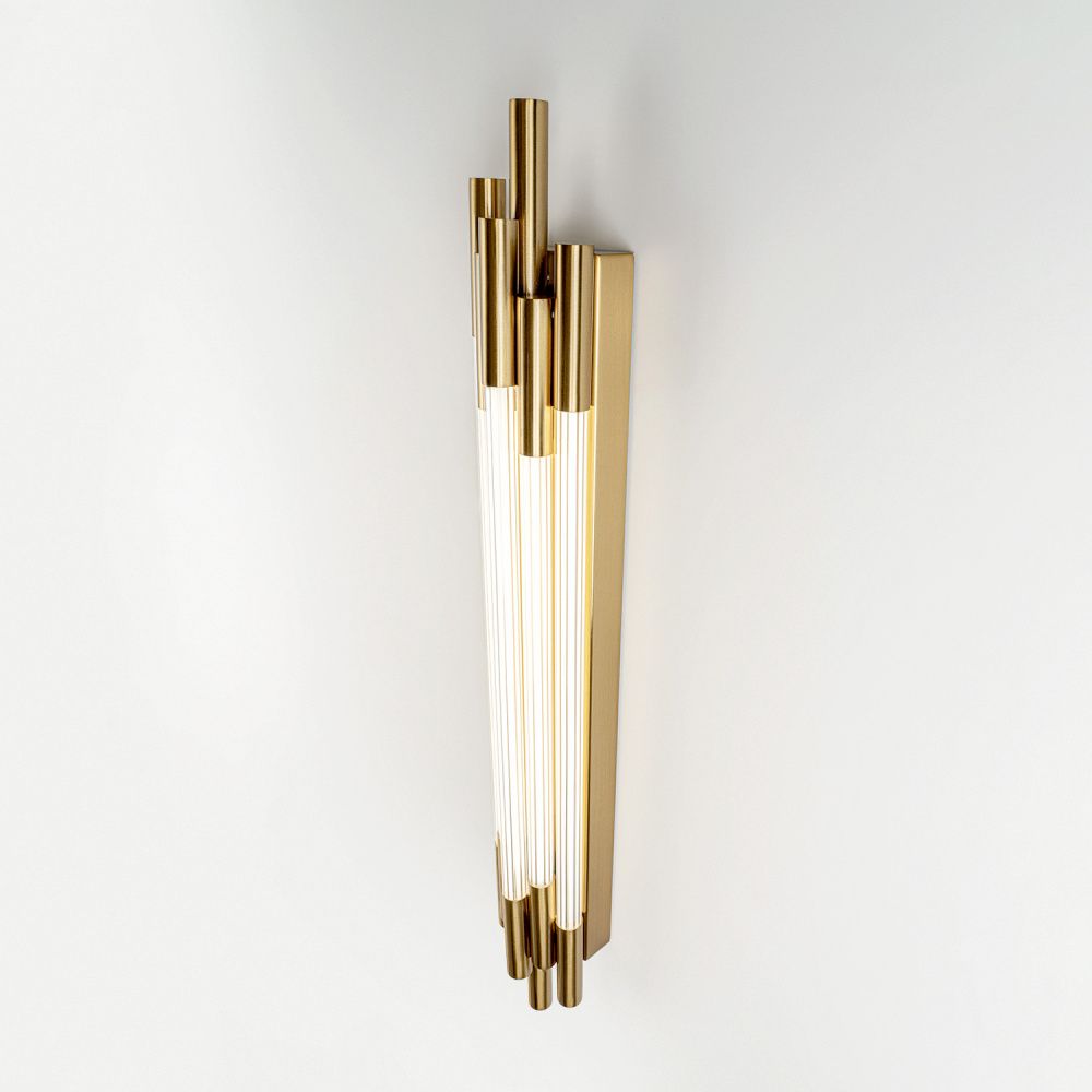 Настенный светильник 70 см, 15W, 4200K, Modestyle MS.1577.700 BS, латунь