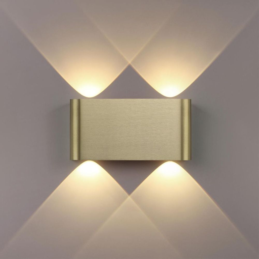 Настенный светильник 22 см, 4W, 3000K, Odeon Light Hightech Magnum 7107/4WL, бронза