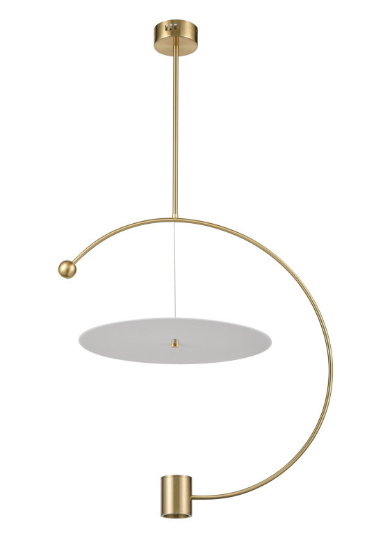 Подвесной светильник  45*180 см, 1*LED латунь Vele Luce Andromeda VL7284P11