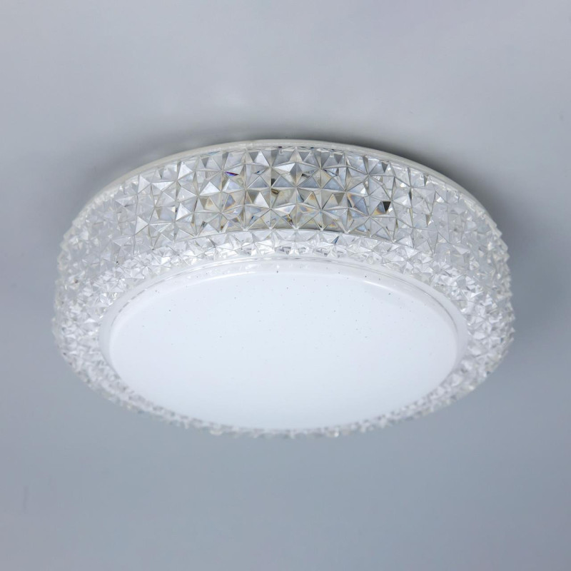 Светильник Citilux Альпина Смарт CL718A12G, 13W LED, 3000-5500K, диаметр 21 см, белый
