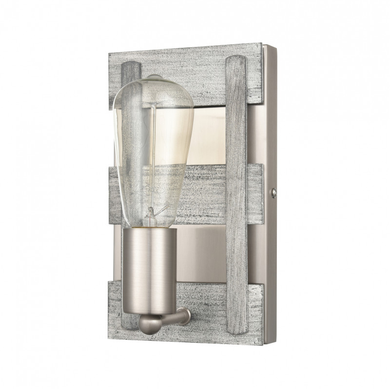 Бра 12*13*23 см, 1*E27 античный серый Vele Luce Shield VL6385W01