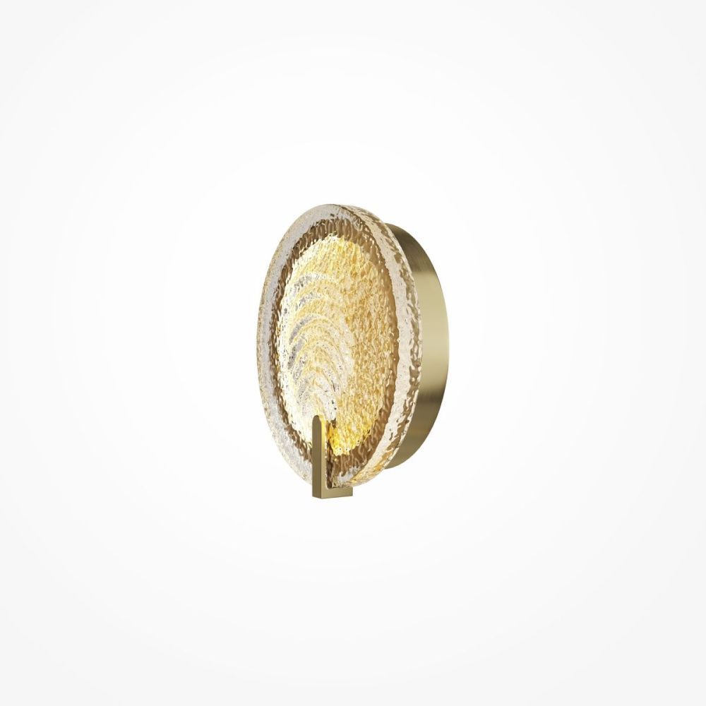 Настенный светильник 17 см, 5W, 3000K, Maytoni Regatta MOD481WL-L5BS3K, латунь