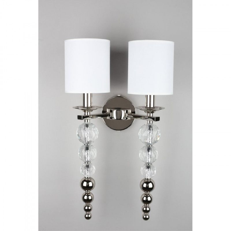 Бра 18*34*57 см, E14, 40W, Aployt Floretta APL.842.01.02, никель