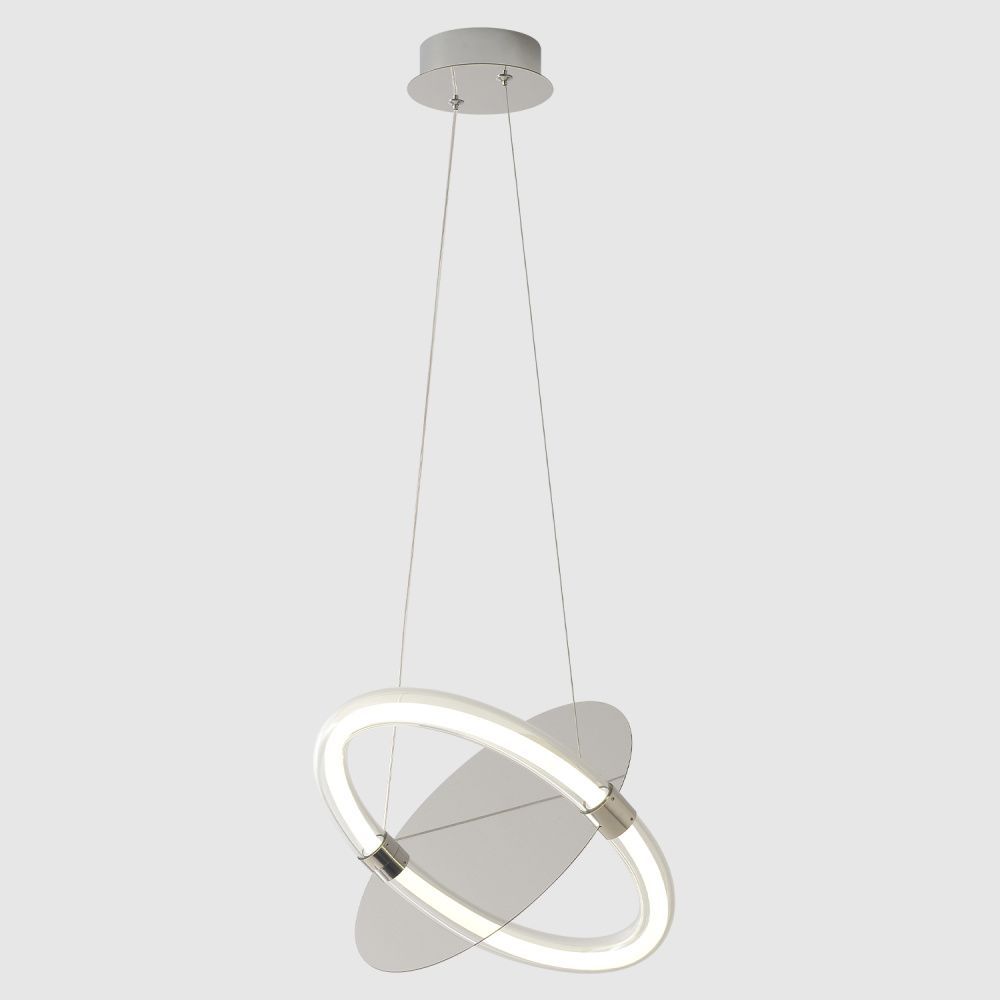 Светильник подвесной 22,3*32*22,3-225,4 см, *LED*22W, 4000K, Crystal Lux Nebula NEBULA SP22W LED CHROME, Хром