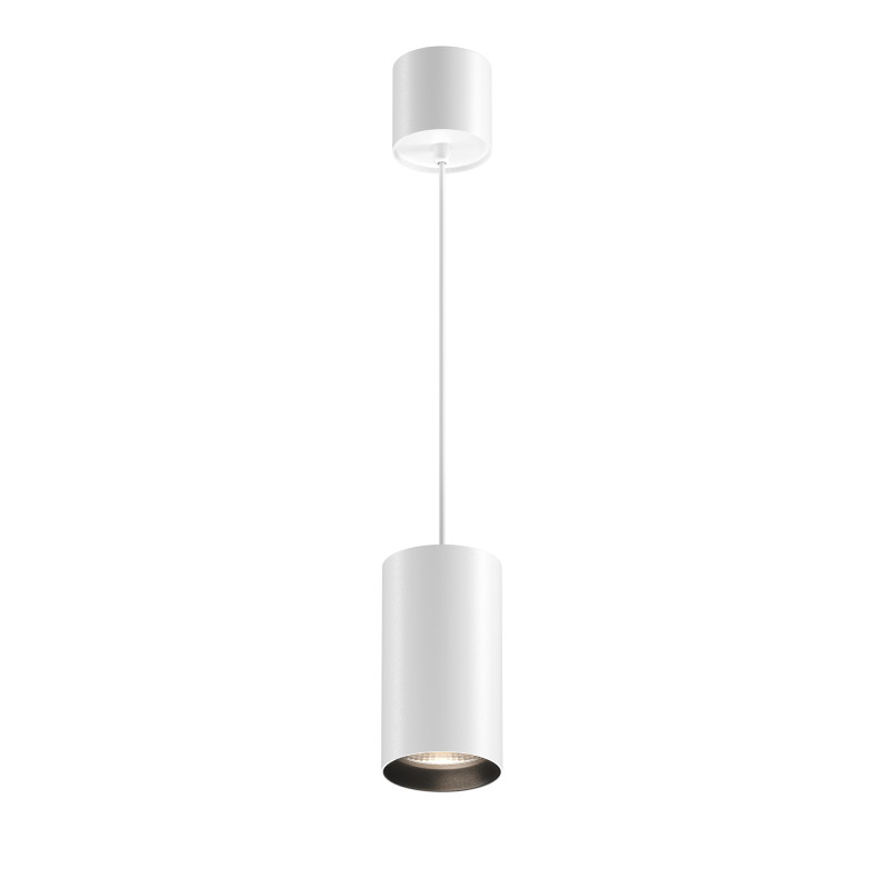 Подвесной светильник 7,5*7,5*13,5 см, LED, 20W, 4000К, Maytoni Technical Vol P100PL-20W4K-W белый