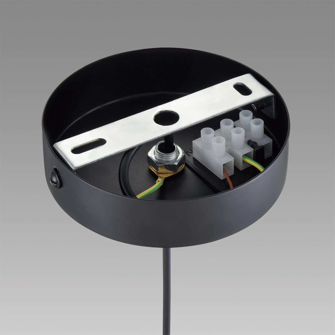 Подвесной светильник 10*80 см, 1*E14 Lumion ISHA 8101/1A черный, бронза