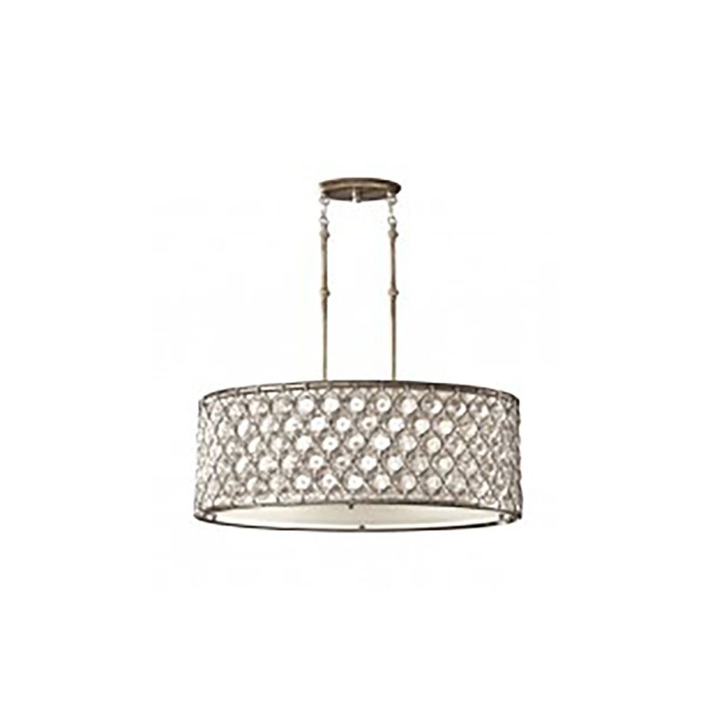 Подвесной светильник *82*34-120 см, E27*100W, Natural Concepts Feiss Lucia FE-MARLENA1-ANBZ, текстурированный черный