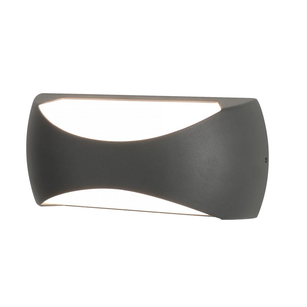 Уличный светильник 23*7,3*10,5-10,5 см, вр  см, *LED*12W, 3000K, Mantra Butan MAN8903, темно-серый