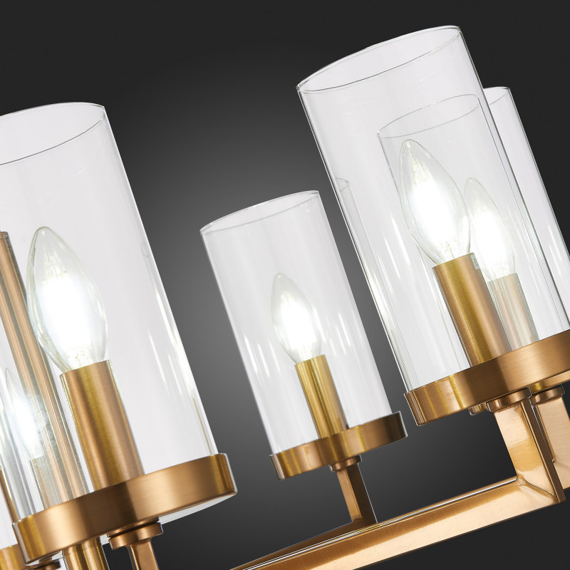 Люстра подвесная 75 см, ST LUCE MASINE SL1171.303.08 Латунь