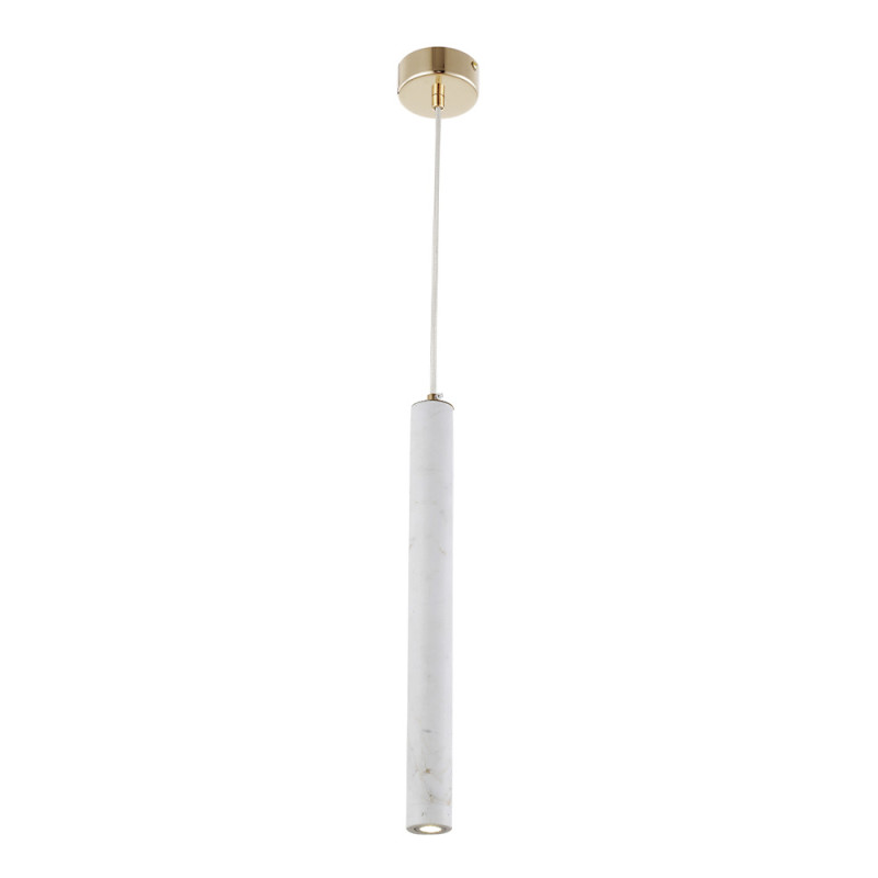 Светильник 4 см, 3W, 4000K, Crystal Lux FRESA SP3W LED WHITE, золото-белый мрамор