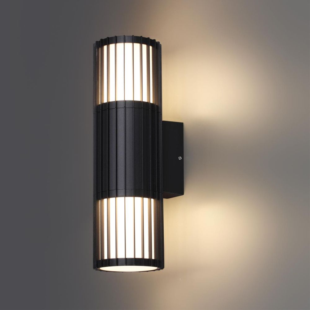 Уличный фасадный светильник 12,5*9,5*31- см, 2*E27*25W, Novotech Costas NOV370992, черный