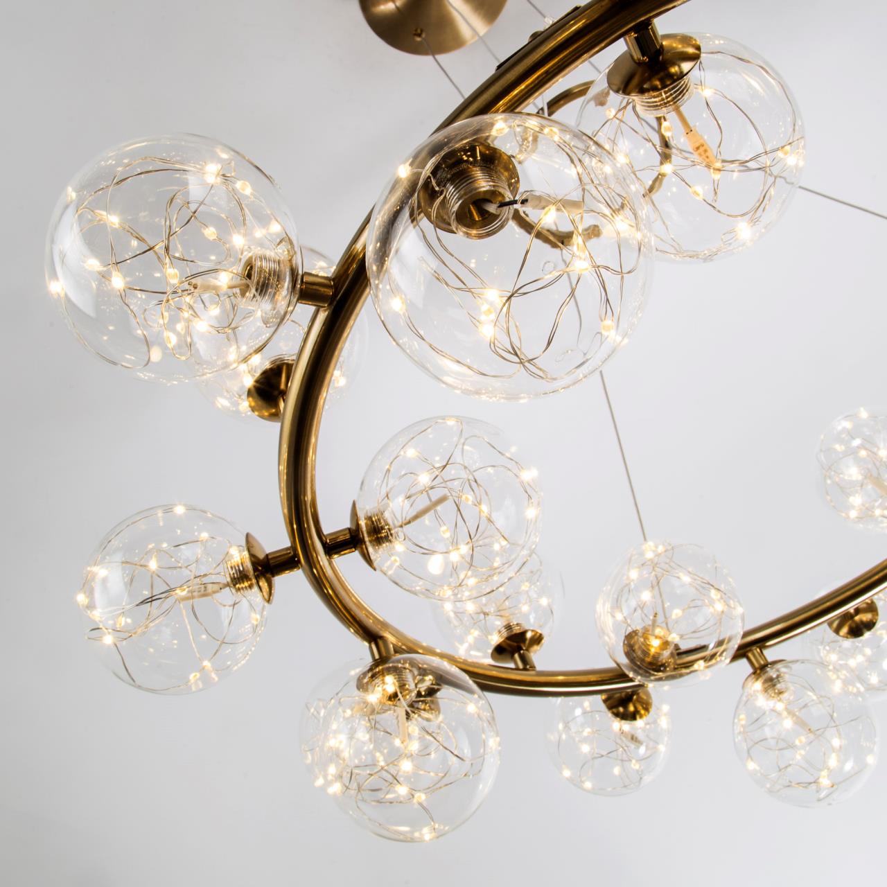 Подвесной светильник 79*79*105 см, LED 60W, 3000 / 6000K, Бронза MODELUX ML.6025.25