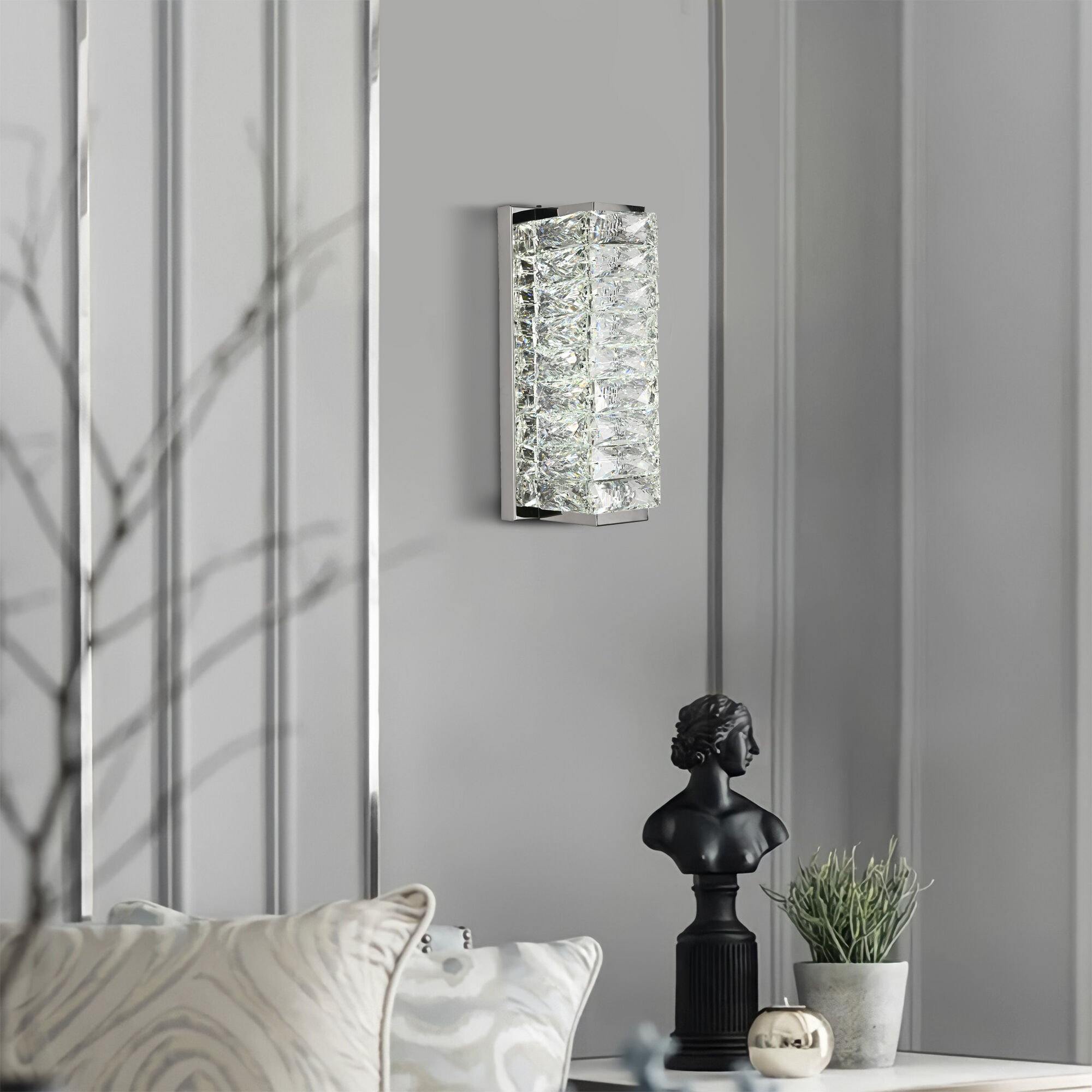 Бра 27 см, 6W, 6000K, Eurosvet 40259 LED, хром