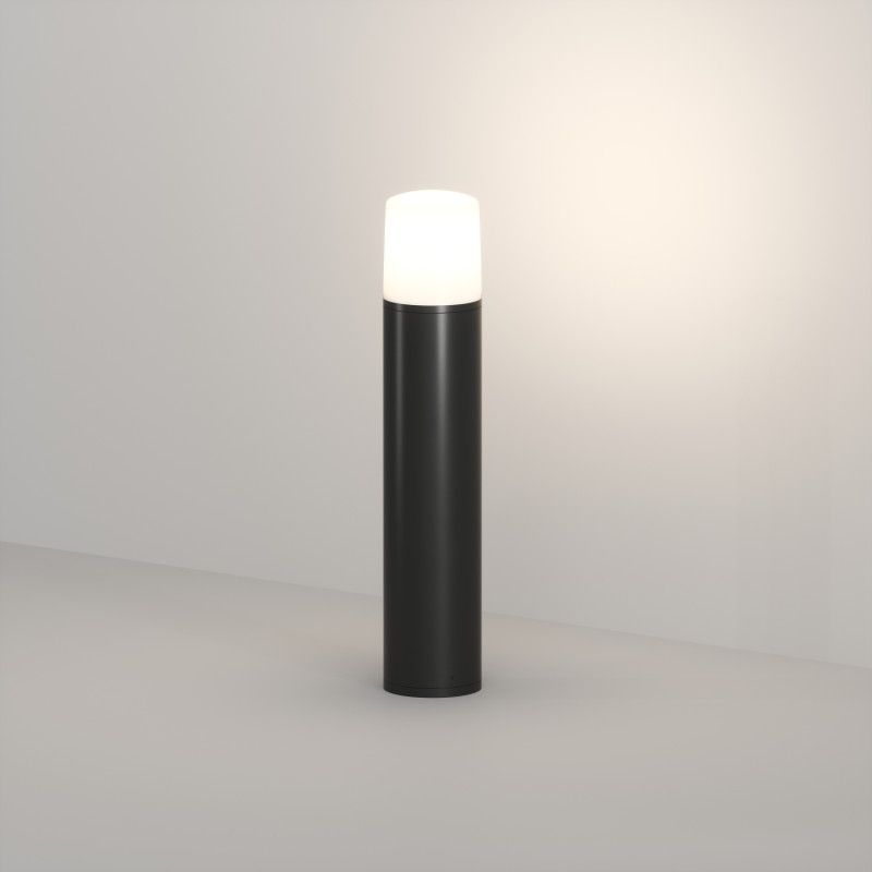 Садово-парковый светильник *10,8*55- см, 1*E27*18W, Denkirs Nord DK9745-BK, черный алюминий