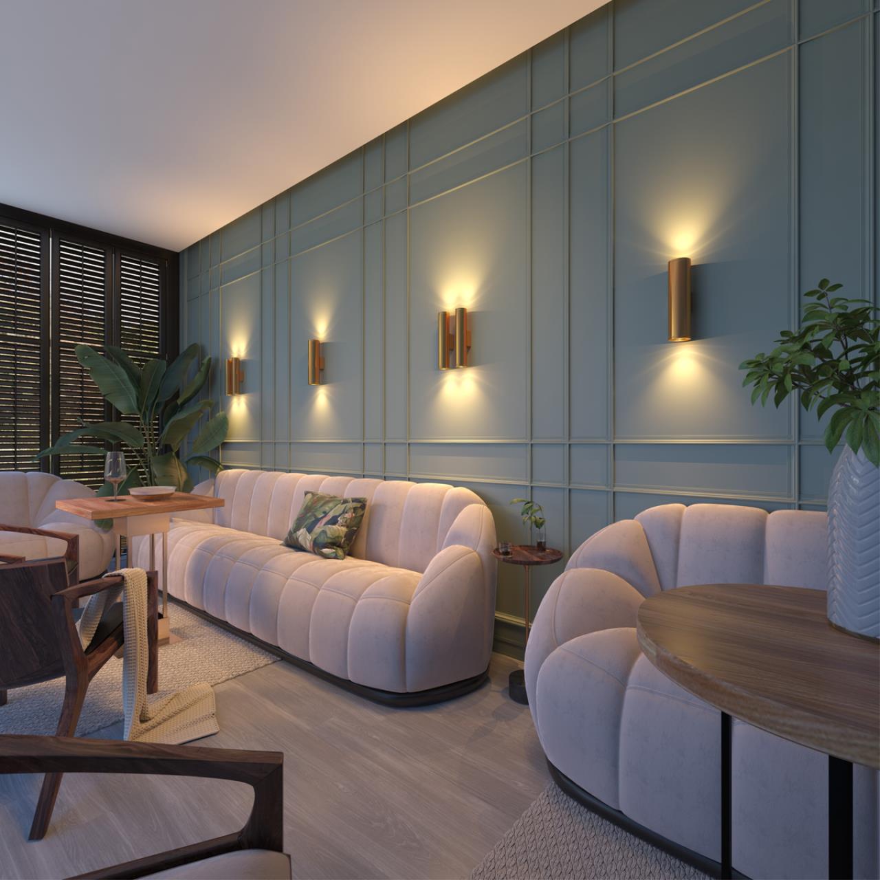 Бра 30*6 см Odeon Light Dario 3833/2WA, золото
