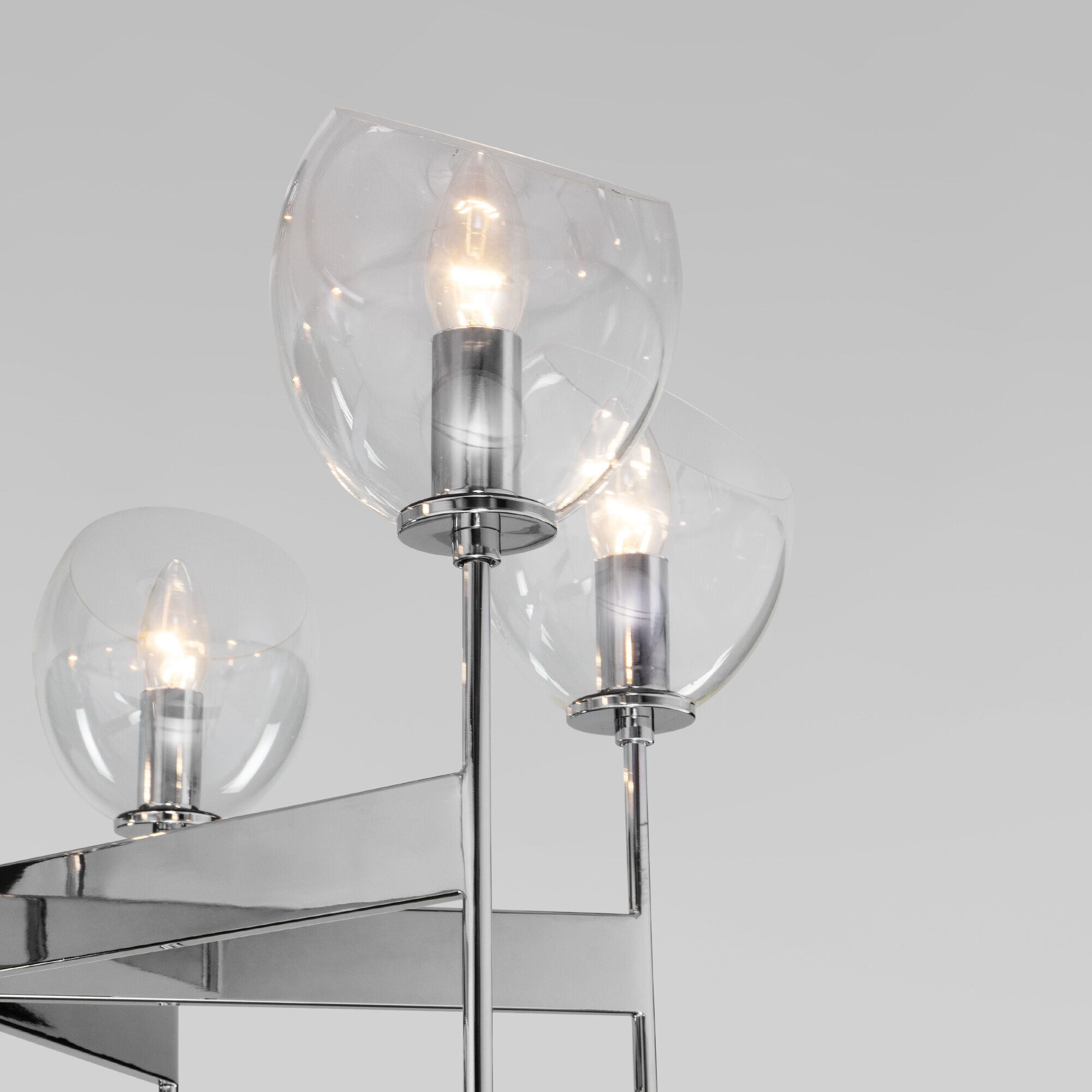 Умный потолочный светильник Eurosvet Arrista 60130/6 хром Smart