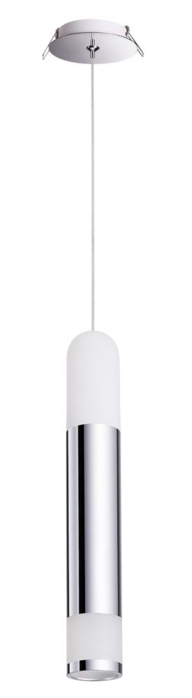 Подвесной светодиодный светильник Novotech Brina 357967 хром, диаметр 5.3 см