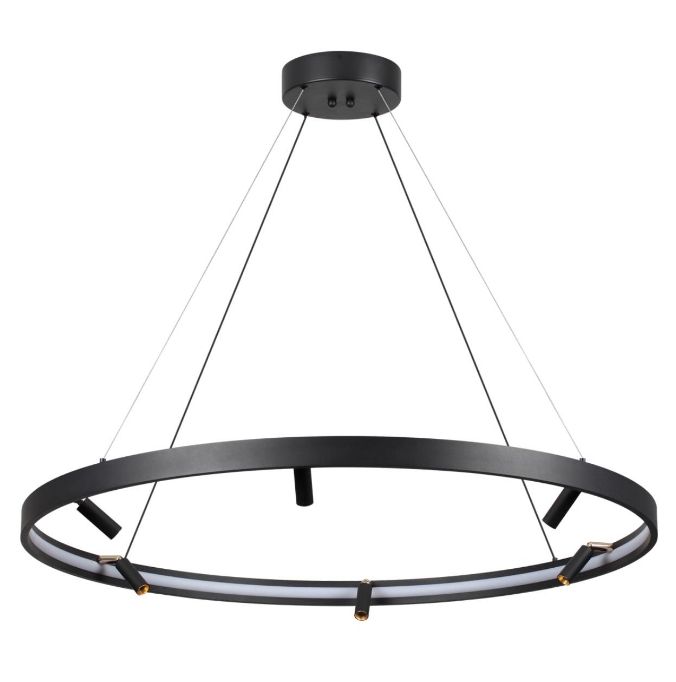 Светильник светодиодный диаметр 100 см, 66W LED, 3000-4000-6000K, Odeon Light HIGHTECH 4317/93L, черный