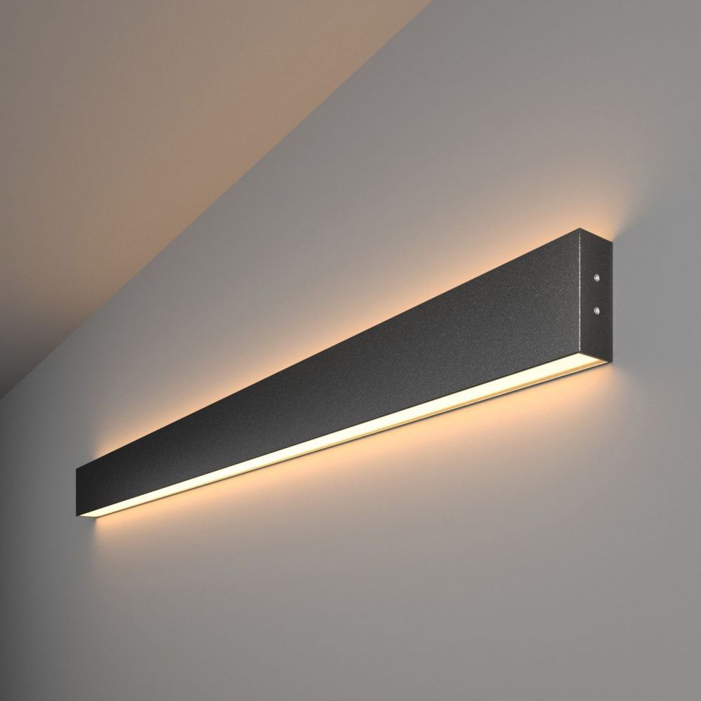 Настенный светодиодный светильник, 78 см, 30W, 4200К, черный, Elektrostandard LSG-02-2-8x78-4200-MSh 4690389133367