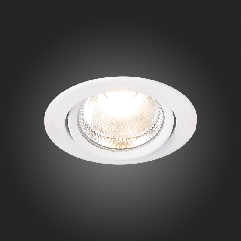 Встраиваемый светильник 11 см, 15W 3000K ST LUCE Встраиваемые светильники ST211.538.15.36 Белый