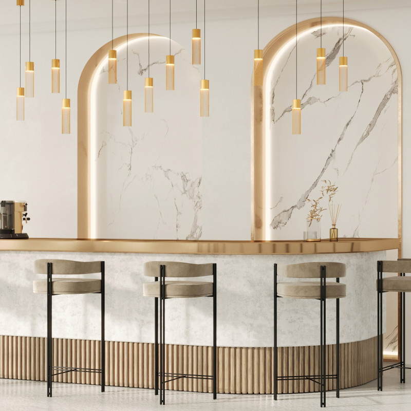 Подвесной светильник  8*92 см, LED 5W, 3000К, Золото Maytoni Imaginary MOD190PL-L5G3K