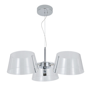 Подвесная люстра 60 см, 30W, 4000K, Indigo Orlare 14021/1P Chrome V000105L, хром, 14021/3P Chrome