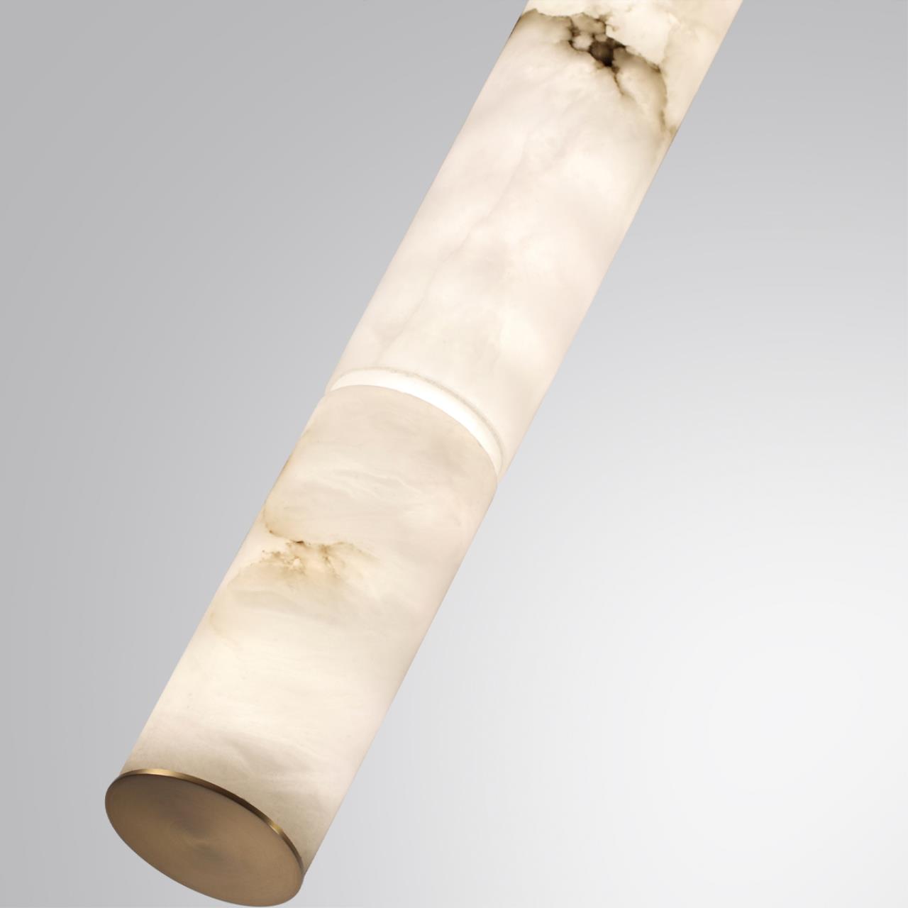 Подвесной светильник 6*150 см, 1 LED*15W, 3000 К, Odeon Light Marbella, латунь 6674/15L