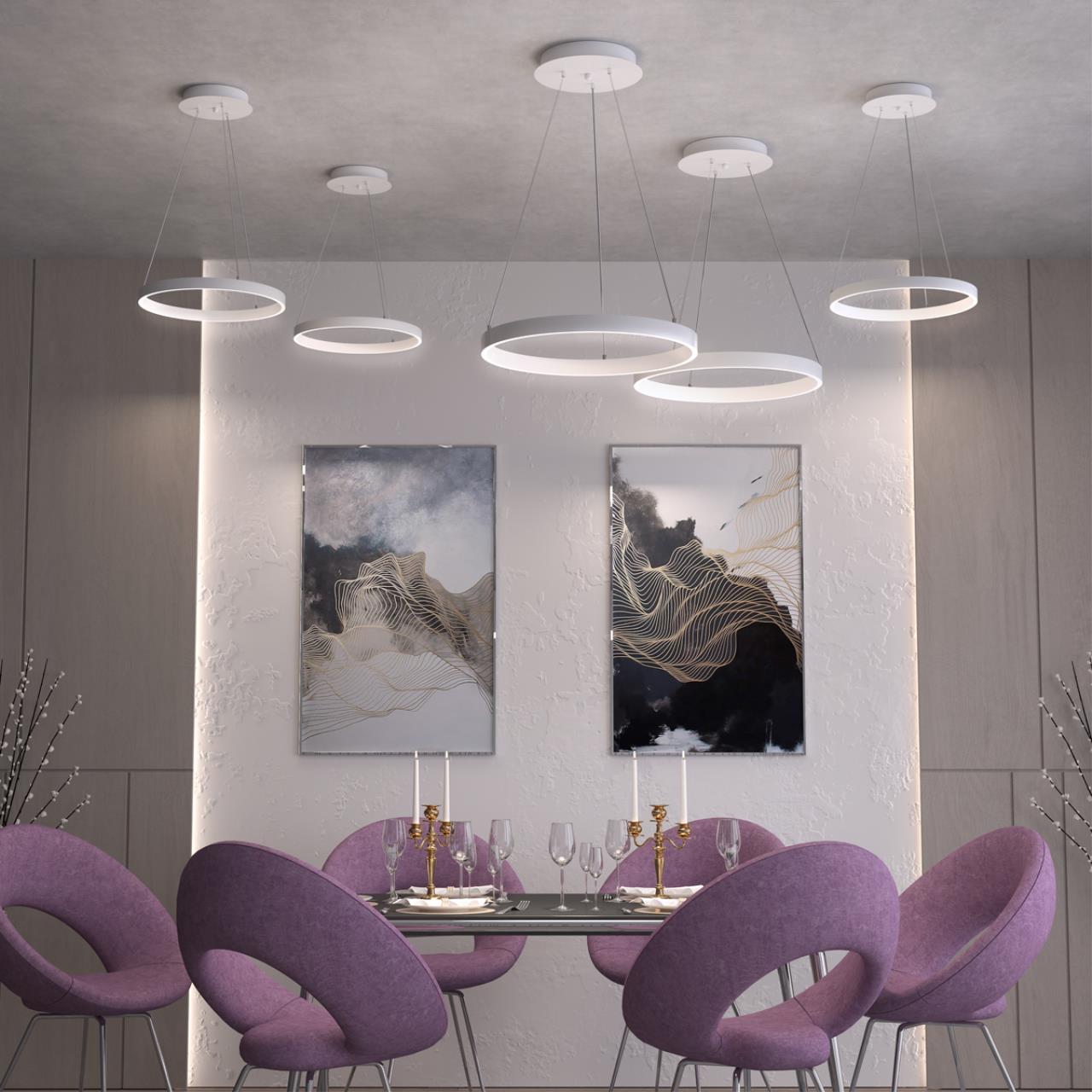 Светильник 60 см, 50W, 3000-6000K Novotech Iter 358960, белый