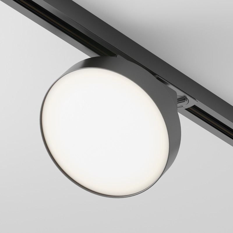 Светильник 16 см, 12W, 3000K, Maytoni Technical TR043-1-12W3K-B, черный