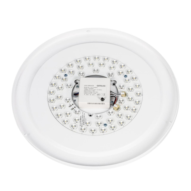 Светильник 40 см, 48W, 3000-5000K с пультом Citilux CL751350G BOSS Белый LED