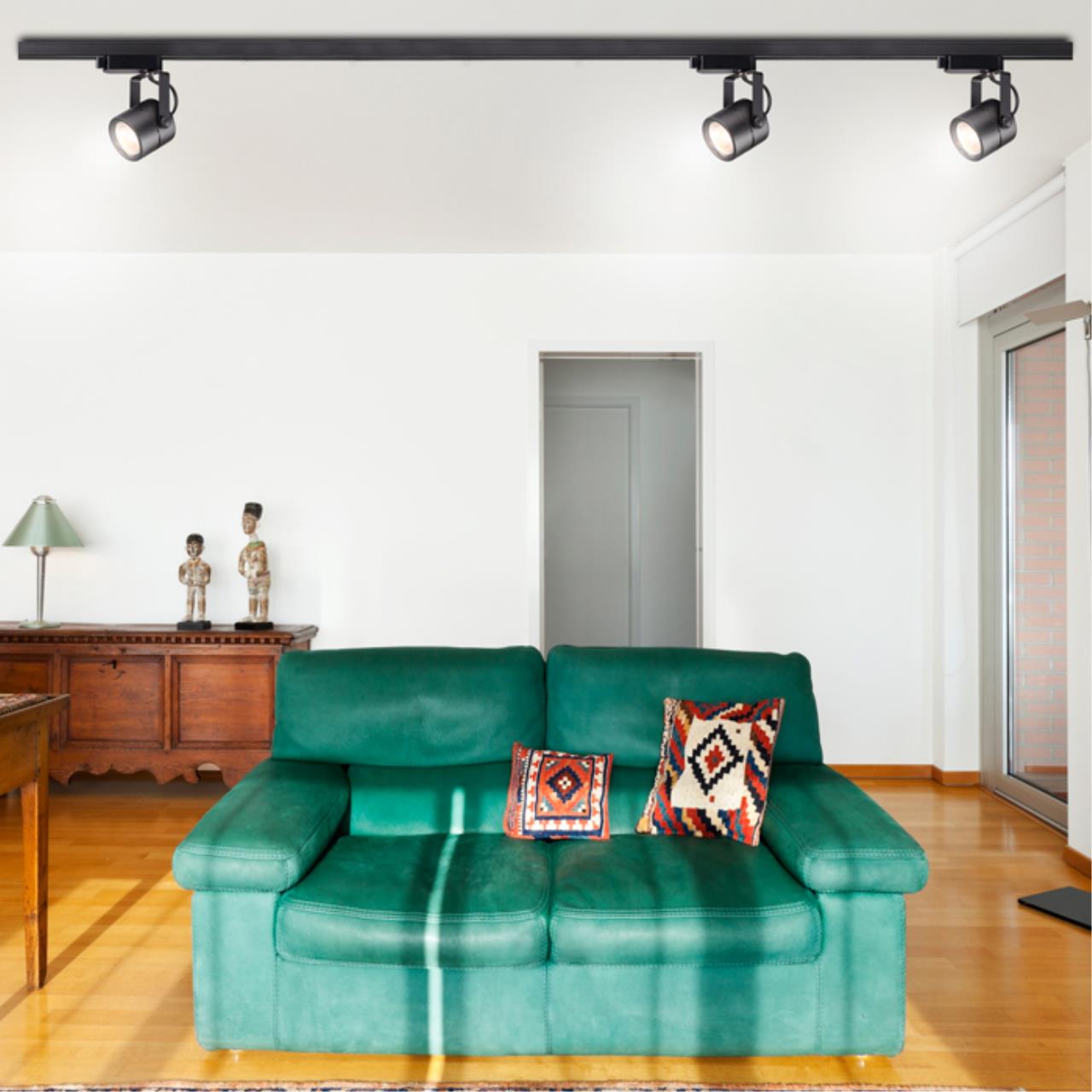 Трековый светильник Novotech Pipe 370427, черный, 13.9x7.6x7.6см, GU10, 50W