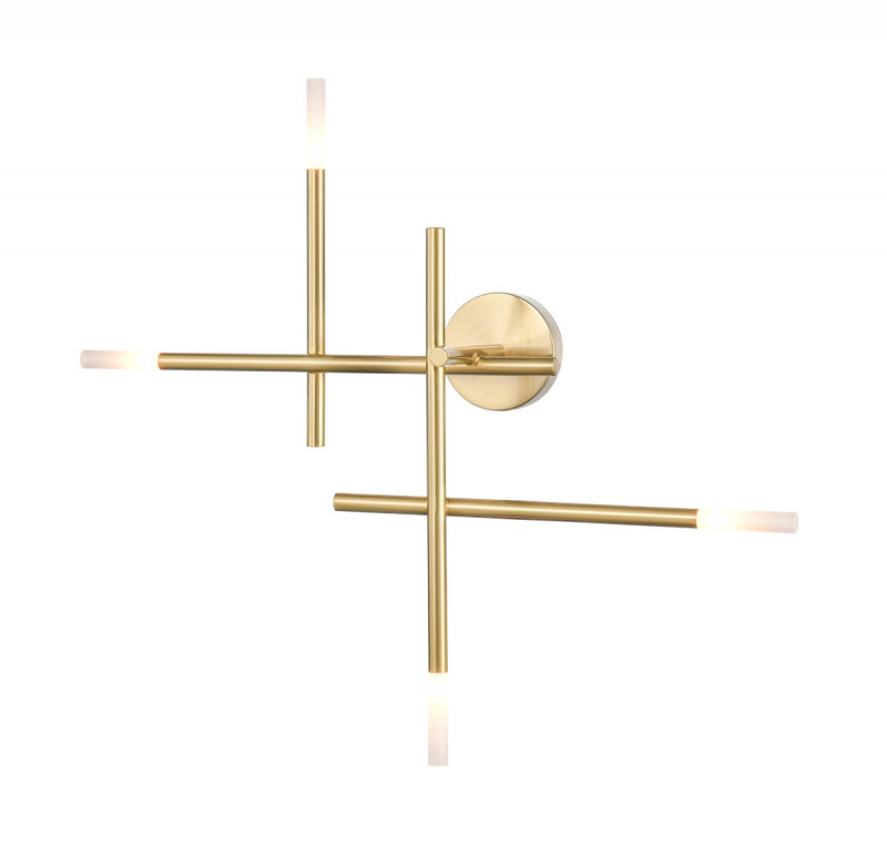 Бра 16*98*98 см, 4*G4 латунь Vele Luce Corda VL5534W34