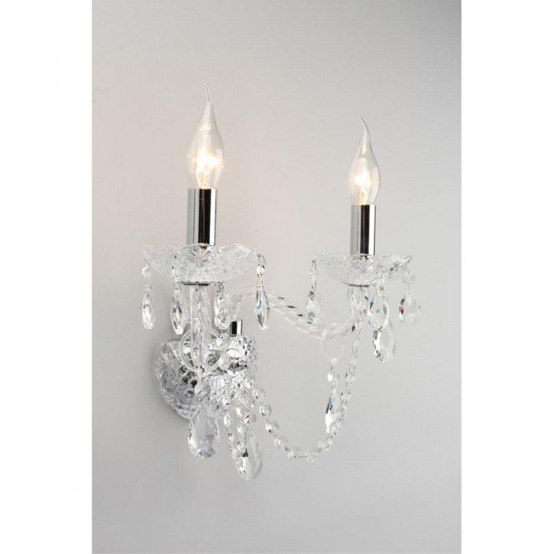 Бра 30*33 см, 1*E14, 40W, Aployt Koletta APL.755.01.02, хром