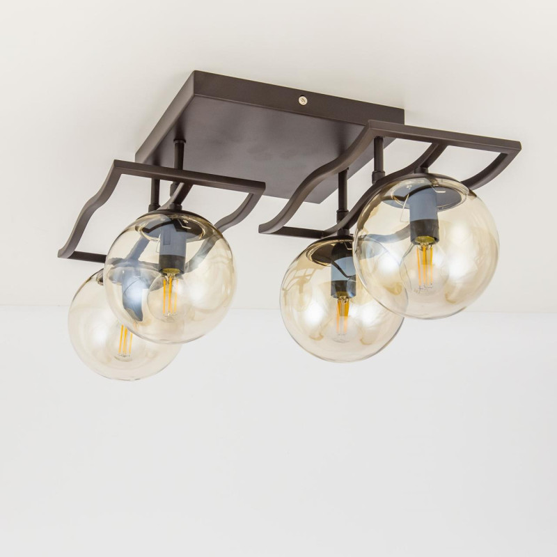 Светильник Citilux Бриз CL106245, коричневый
