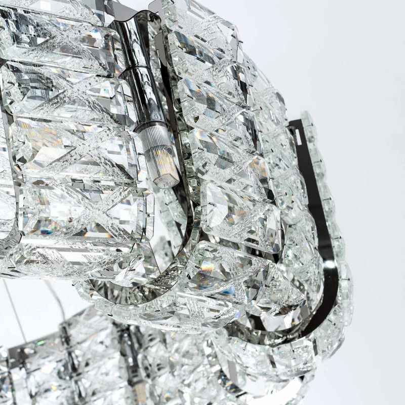 Подвесная люстра 80*50/120 см, 24xG9 MODELUX ML.755.24 CR хром