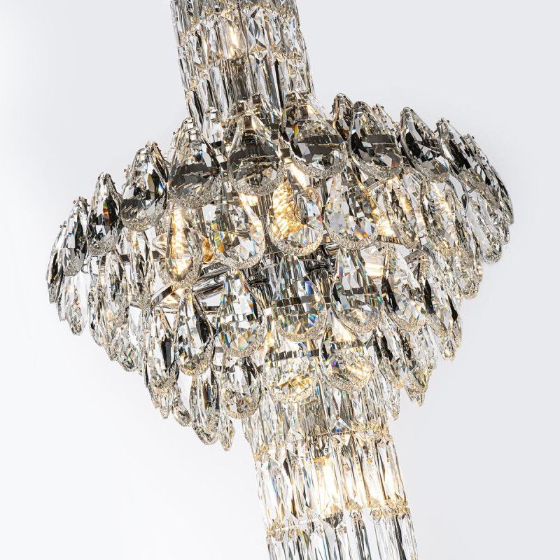 Люстра **210-290 см, 39*Е14*40W, Modelux  ML.8861.39P CR, Хром