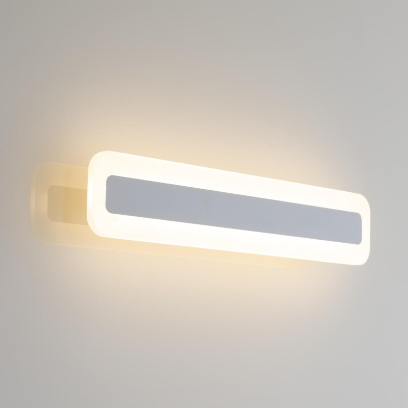 Бра 40*8 см, 16W, 3000-5500-4000 К, Белый Citilux Тринити CL238540