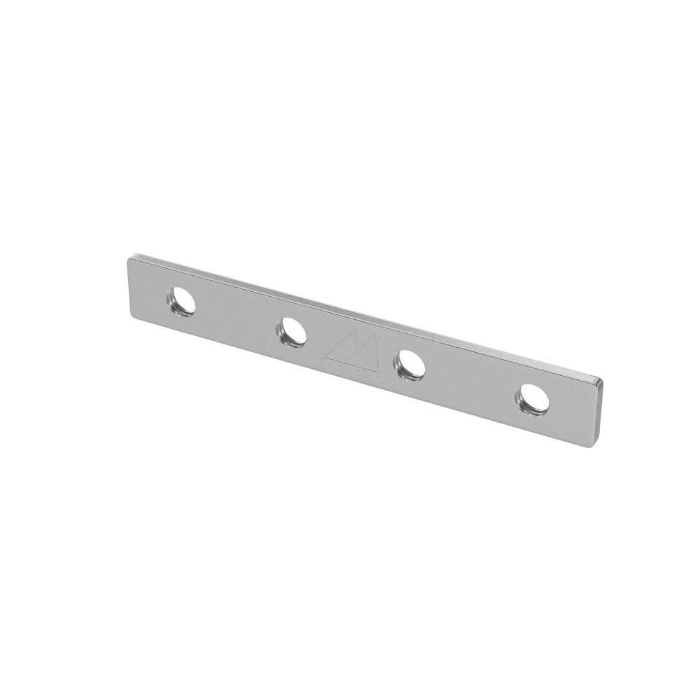 Комплект прямых соединителей для демпферного шинопровода, 4 шт см, Maytoni Accessories for tracks Exility TRA034D-C-42S, Серебро