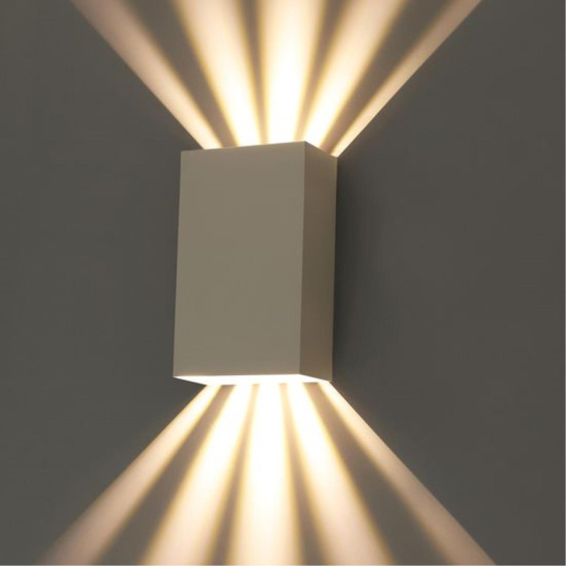 Настенный светильник 9,5*5*15 см, 2*LED*5W 4200K Arte Lamp Algol A5640AL-2WH белый