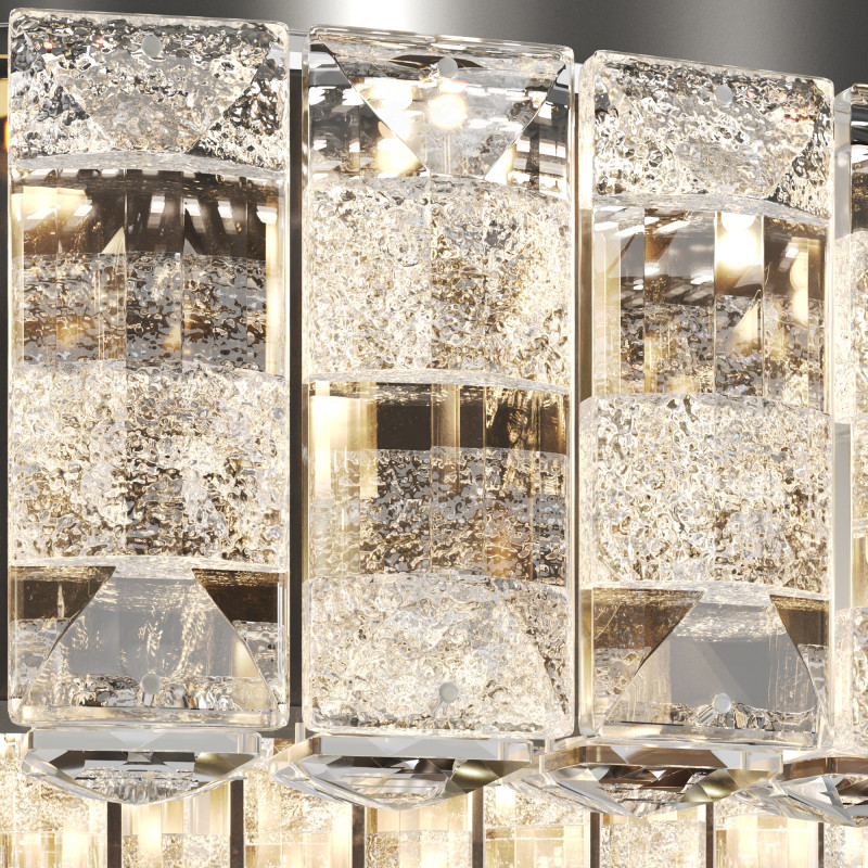 Накладной светильник 50*50*12 см LED, 24W, 3000К, Maytoni CASTELLO  MOD335CL-L24CH3K хром