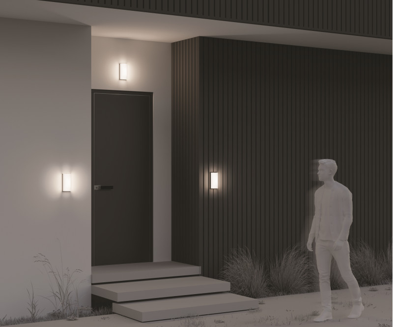 Светильник настенный 20*10*7 см, LED, 10W, 3000К, Maytoni Badd O454WL-L10GF3K1 серый