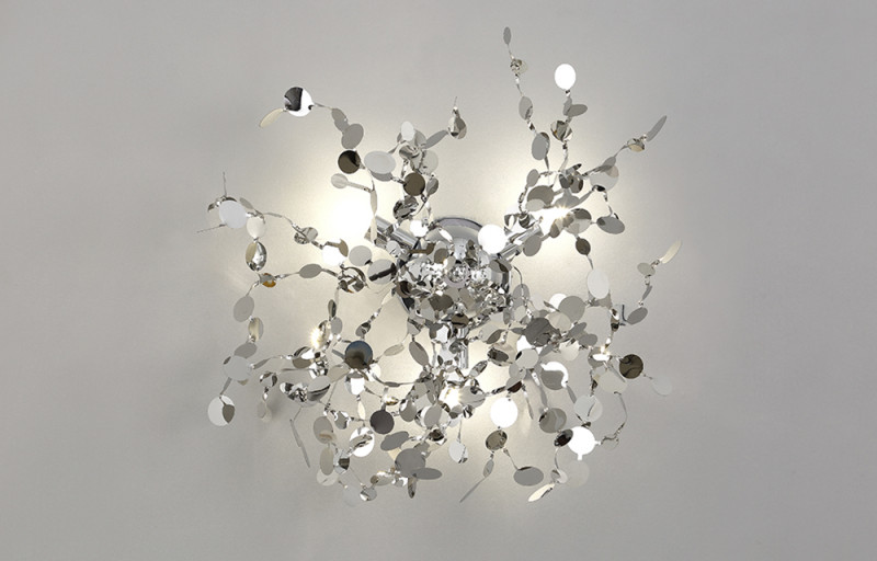 Бра Crystal L ux GARDEN AP-PL3 D400 CHROME Хром