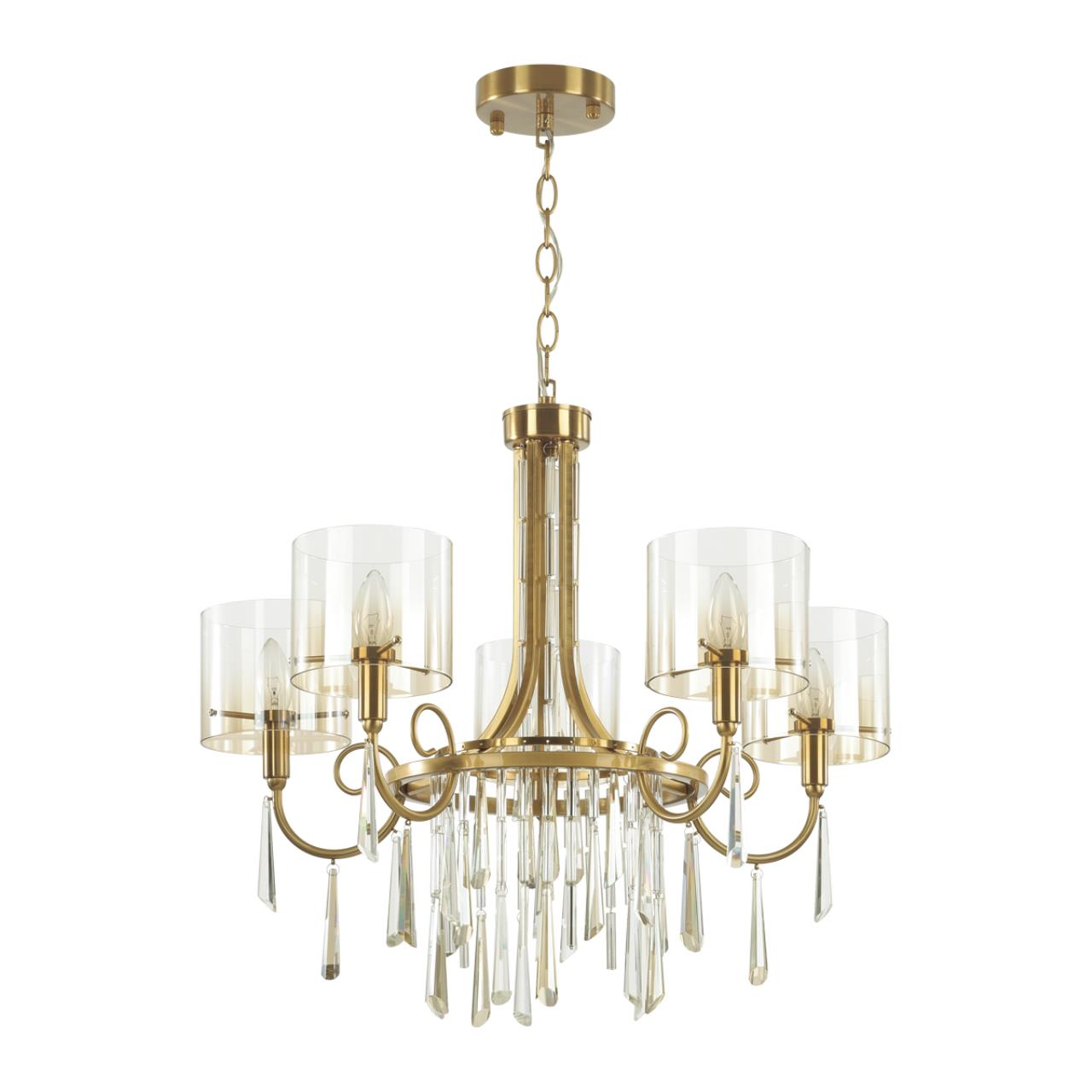 Светильник 65 см, Odeon Light Nicole 4886/5, бронза