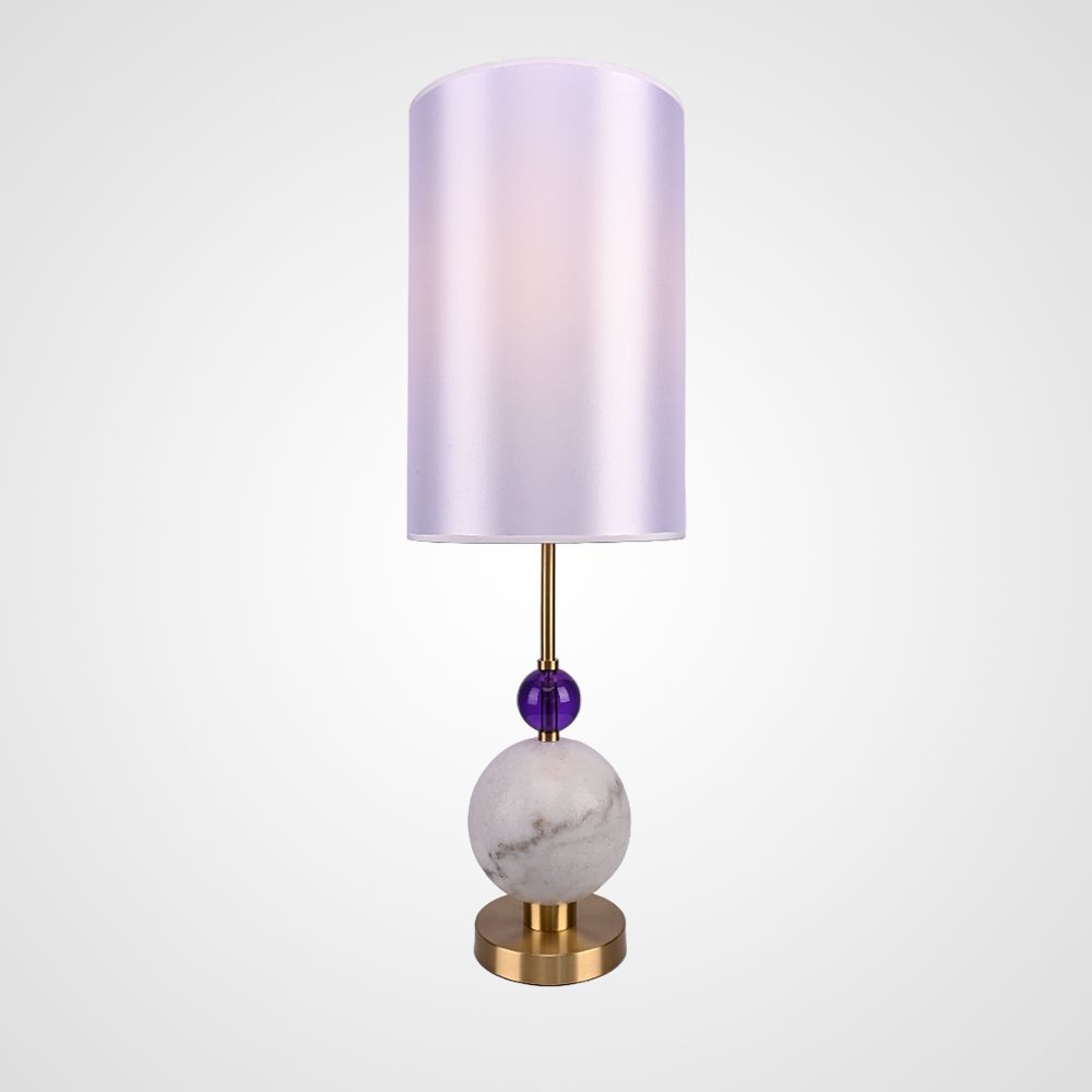 Настольная лампа Marble Ball SN009 80*30*30 см, 1*E27*60W, ImperiumLoft sn009, Латунь, Синий, Белый
